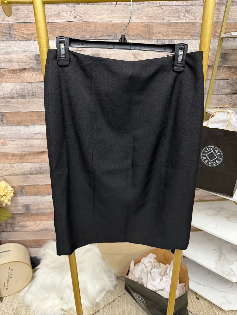 Kasper Black Pencil Skirt 4